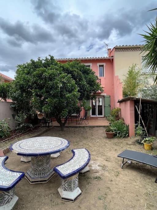 Maison De Village Vintage Avec Grand Jardin Elne Eksteriør bilde